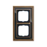 1722-845 Cover Frame Busch-dynasty® antique brass anthracite