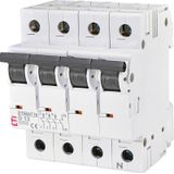 Miniature circuit breaker, ETIMAT 10 3p+N D13