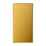 Neutral cover, F50, gold-plated