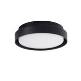 Sandy Black Aluminium Acrylic Diffuser LED 20 Watt 1550Lm 3000K 100-240 Volt 50Hz Beam Angle 92o IP65 D: 27 H: 7 cm