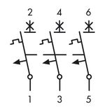 Miniature Circuit Breaker (MCB) C, 32A, 3-pole, 40ø C, 6KA