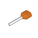 Wire end ferrule, Twin wire-end ferrule, 0.5 mm², Stripping length: 13