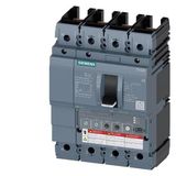 Circuit breaker 3VA6 UL frame 150 breaking capacity class M 35 kA @ 480 V 4-pole