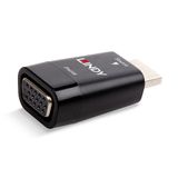 HDMI to VGA Converter Dongle Connects a single HDMI® source to a single VGA Display with a maximum resolution of 1920x1200@60Hz