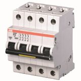 S204P-Z4 Miniature Circuit Breaker - 4P - Z - 4 A