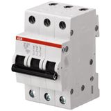 SH203-B50 Miniature Circuit Breaker - 3P - B - 50 A