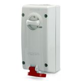 INTERLOCKED SOCKET 3P+E IP44 32A 3h 380V