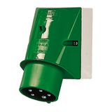 Wall mount. inlet 16A5p10h>50-500V, IP44