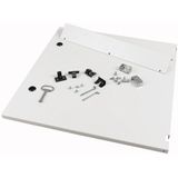 Front plate/door, below, H=750mm, IP31, grey