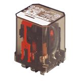 Power Relay 3 C/O 60VDC 16A, plain cover, AMP Faston 187