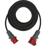 CEE extension cable IP44 25m black H07RN-F 5G2.5 5-pin
