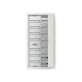 CU27VM ComfortLine Compact distribution board, Flush mounting, 84 SU, Isolated (Class II), IP30, Rows: 7, 1164 mm x 615 mm x 125 mm