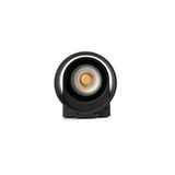 KOV BLACK ROUND WALL L LED 6W 2700K 14°