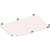 RB16G Bottom plate, Field width: 1, 27.5 mm x 262 mm x 509 mm