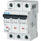 Miniature circuit breaker (MCB), 20 A, 3p, characteristic: D