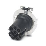 Flush-type connector