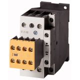 Safety contactor, 380 V 400 V: 7.5 kW, 2 N/O, 3 NC, 110 V 50 Hz, 120 V 60 Hz, AC operation, Screw terminals, with mirror contact.