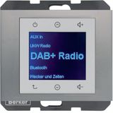 Radio Touch  UP DAB+, Bluetooth K.x stainless steel