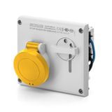 INTERLOCKED SOCKET 3P+N+E IP44 32A 4h