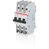 SU203M-C1.6 Miniature Circuit Breaker - 3P - C - 1.6 A