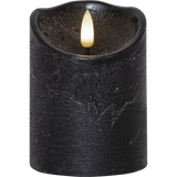 LED Pillar Candle Flamme Rustic