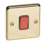 Synergy Authentic 45A Double Pole Control Switch Gold