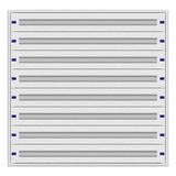 Wall-mounted distribution board 5A-24L,H:1195 W:1230 D:250mm