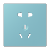 Centre plate for Chinese socket LC32032 LC3521-5CNPL213