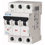 Miniature circuit breaker (MCB), 1 A, 3p, characteristic: K