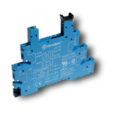 Screw socket blue 6+12+24VUC for 35mm.rail, 34.51 (93.01.0.024)