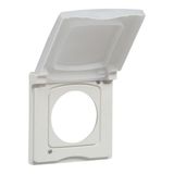 IP44 Urbano shutter plate white finish