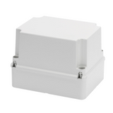 JUNCTION BOX WITH DEEP SCREWED LID - IP56 - INTERNAL DIMENSIONS 190X140X140 - SMOOTH WALLS - GREY RAL 7035