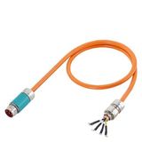 Power cable pre-assembled type: 6FX7002-5LM72 4x 4 C M32/1FN3 screw 6FX7002-5LM72-1AF0