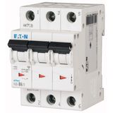 Miniature circuit breaker (MCB), 4 A, 3p, characteristic: C, 6 kA