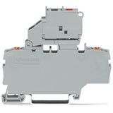 2202-1911/1000-867 2-conductor fuse terminal block; with pivoting fuse holder; with additional jumper position