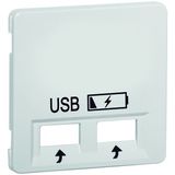 centraalplaat USB charger,diep-zwart