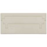 Separator plate 2 mm thick oversized light gray