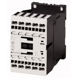 Contactor, 3 pole, 380 V 400 V 7.5 kW, 1 NC, 24 V DC, DC operation, Spring-loaded terminals