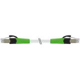 RJ45 0°/RJ45 0° Cabinet-Line, FRNC/LS0H 2x2xAWG26 shielded gr 3m