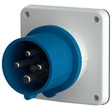 Panel mounted inlet, 32A4p9h230V, IP44