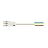 pre-assembled connecting cable;Eca;Socket/open-ended;white
