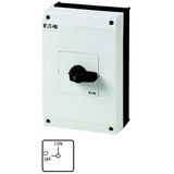 On-Off switch, 6 pole + 1 N/O + 1 N/C, 63 A, 90 °, surface mounting