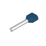 Wire end ferrule, Twin wire-end ferrule, 2.5 mm², Stripping length: 21