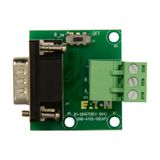 D-sub-to-terminal PROFIBUS DP adapter card for DG1 variable frequency drives