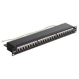 Patch panel - 24 RJ45 Cat5e FTP conn.1u