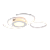 Jive LED ceiling lamp 50 cm matt white