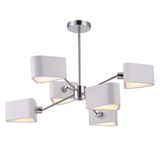 Modern Brianne Chandelier Chrome