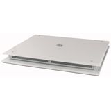 Top plate, ventilated, W=1100mm, IP42, grey