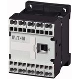 Contactor relay, 110 V DC, N/O = Normally open: 4 N/O, Spring-loaded terminals, DC operation