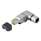 RJ45 connector, IP20, Connection 1: RJ45, Connection 2: PiercingEIA/TI